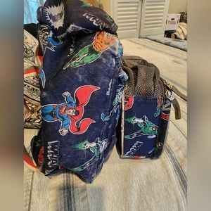 Pottery Barn kids backpack/bookbag and matching lunchbox - Used fair condition